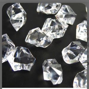 Icerocks table decor acrylic. Fake but Look real Centerpiece floral flower decor